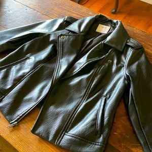 Old Navy 🖤 Faux Leather Moto Jacket